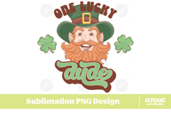 Happy St Patrick&#039;s Day PNG DTF Irish Lucky Leprechaun Beer Product Image 1