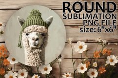 Vibrant Round Design for Keychains , Christmas Product Image 1