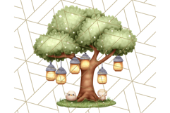Princess Castle Clipart PNG, Enchanted Garden Artwork Product Image 3