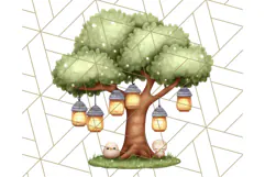 Princess Castle Clipart PNG, Enchanted Garden Artwork Product Image 3