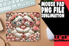 Blissful Mouse Pad Designs PNG, Sweet Animals Product Image 1
