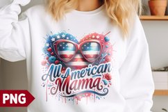 All American Mama| 4th Of July Sublimation Product Image 1