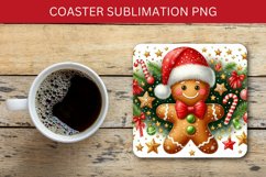 square coaster - gingerbread man Product Image 1