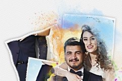 Wedding Paper Cut Photo Effect Product Image 13