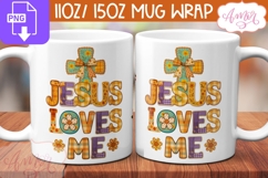 Christian mug wrap PNG for sublimation, Christian cross mug Product Image 2