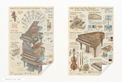 Ephemera Music Sheet Junk Journal Pages Product Image 6