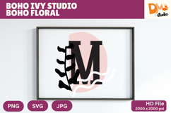 Boho Ivy Studio Boho Floral Monogram Product Image 1