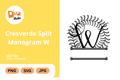 Cresverde Split Monogram Product Image 1