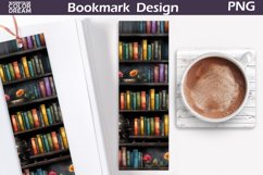 Bookmark Books Sublimation Design| Bookmark Lover Printable Product Image 1
