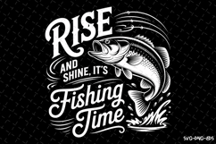 It&#039;s Fishing Time svg Design | Svg Files for Cricut Product Image 1