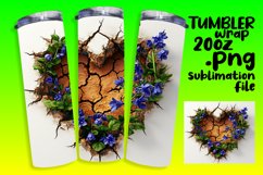 Blossoming Affection Tumbler Wrap Product Image 1