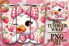 RADIANT ESCAPES 20oz TUMBLER WRAP, Cute Goose Product Image 1