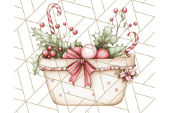 Christmas Cottagecore Kitchen Clipart PNG, Holiday Decor Product Image 3