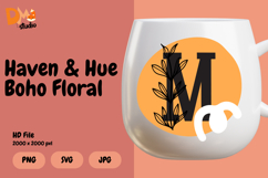 Haven &amp; Hue Boho Floral Monogram Product Image 1