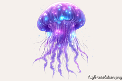 Summer Sea Animals Clipart Bundle PNG Product Image 9