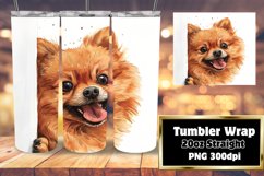 Quirky Dog Joy Sublimation Tumbler Wrap - 20oz Product Image 1