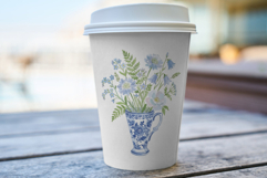 Summer Blue Flowers Beauty Clipart Product Image 5