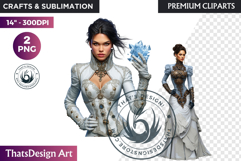 Steampunk Winter Fantasy Sublimation Graphics PNG clipart Product Image 1