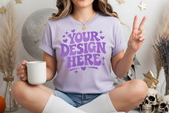 Halloween sweatshirt mockup, autumn mockup, festive mockup Product Image 3