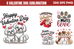 I Woof You PNG, Valentine Dog Sublimation PNG Product Image 1