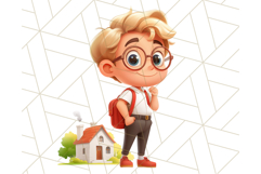 School Teacher Clipart, Boy Teacher PNG, Cute Classroom Art Product Image 17