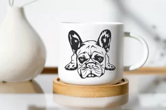 French bulldog #2 svg, Frenchie svg, Dog svg Product Image 3