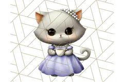 Princess Animal PNG Clipart with Crowns & Royal Accessories Product Image 3
