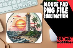 Scenic View Sublimation Mouse Pad PNG Product Image 1