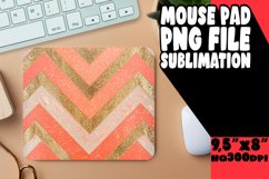 Vibrant Glitter Stripes Mouse Pad Art Product Image 1