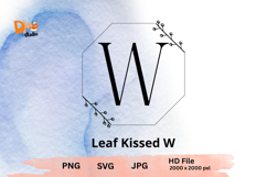 Leaf Kissed Monogram Product Image 1
