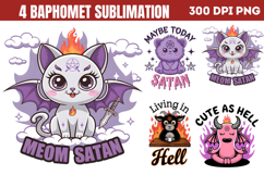 Cute Baphomet Sublimation Product Image 1