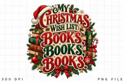 My Christmas Wish List Books Books Books Christmas Book Product Image 3