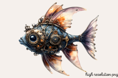 Gothic Under the Sea Clipart PNG Product Image 1