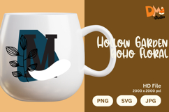 Hollow Garden Boho Floral Monogram Product Image 1