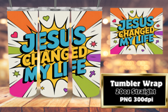 VIBRANT 20oz Tumbler Wrap PNG , Religious Product Image 1