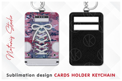 6 Trendy Sneakers Designs - Cards Holder Keychain Product Image 4