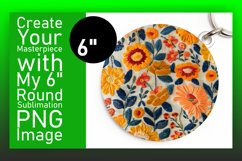 Eye-catching Circle Sublimation Coasters Product Image 1