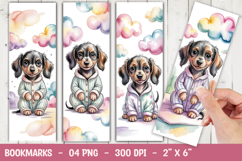 Sleepy Dog Bookmark Sublimation Product Image 1