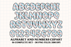 Baby Boy Alphabet PNG Clip Art, baby boy letters doodle Product Image 2