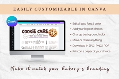 Cute Cookie Care Form Canva Template Product Image 3