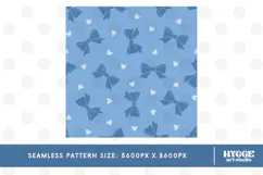 American 4th of July Patriotic Coquette Bow Seamless Pattern Product Image 2