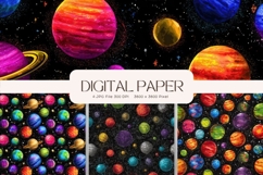 Galaxy Background Space Wall Art Wallpaper Backdrop_23 Product Image 1