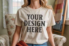 Comfort Colors 1717 Ivory T-Shirt Mockup Product Image 1