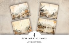 Junk Journal Digital Paper Bi-fold Product Image 1