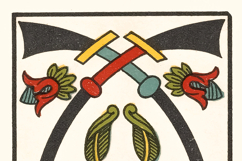 Tarot Besancon Marseille Type Rare Old Tarot Deck Complete Product Image 5