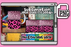 Leopard Luxe &amp; Petal Power Mug Sleeves 15oz 11oz Product Image 1