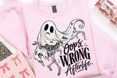 Spooky Ghost Skeleton PNG, Gothic Halloween Paranormal Product Image 3