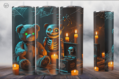 4 Halloween Tumbler Wrap Sublimations, 20 oz Product Image 5