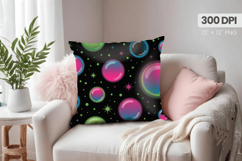 Happy New Year PNG Pillow, Festive New Year&#039;s Eve 2026 PNG Product Image 1