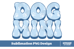 American Dog Mini 4th of July USA Paw DTF PNG Sublimation Product Image 1